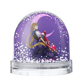 Снежный шар с принтом Сейлор Мун , Пластик | Изображение внутри шара печатается на глянцевой фотобумаге с двух сторон | sailor moon | аниме | девушка | лунная призма | мультик | япония