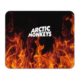Коврик прямоугольный с принтом Arctic Monkeys fire , натуральный каучук | размер 230 х 185 мм; запечатка лицевой стороны | 