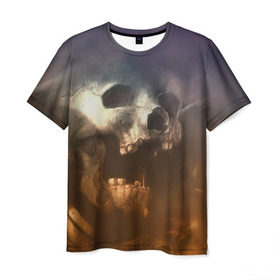 Мужская футболка 3D с принтом Doom , 100% полиэфир | прямой крой, круглый вырез горловины, длина до линии бедер | doom | skull | slayer | палач | скелет | череп