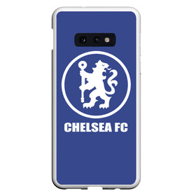 Чехол для Samsung S10E с принтом Chelsea FC , Силикон | Область печати: задняя сторона чехла, без боковых панелей | chelsea | англия | премьер лига | фанат | футбол | футболист | челси