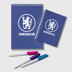Блокнот с принтом Chelsea FC , 100% бумага | 48 листов, плотность листов — 60 г/м2, плотность картонной обложки — 250 г/м2. Листы скреплены удобной пружинной спиралью. Цвет линий — светло-серый
 | chelsea | англия | премьер лига | фанат | футбол | футболист | челси