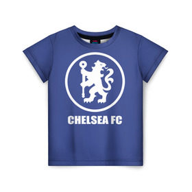 Детская футболка 3D с принтом Chelsea FC , 100% гипоаллергенный полиэфир | прямой крой, круглый вырез горловины, длина до линии бедер, чуть спущенное плечо, ткань немного тянется | chelsea | англия | премьер лига | фанат | футбол | футболист | челси