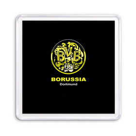 Магнит 55*55 с принтом Borussia Dortmund , Пластик | Размер: 65*65 мм; Размер печати: 55*55 мм | боруссия | дортмунд