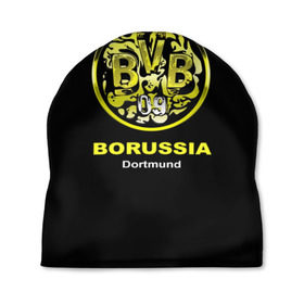Шапка 3D с принтом Borussia Dortmund , 100% полиэстер | универсальный размер, печать по всей поверхности изделия | боруссия | дортмунд