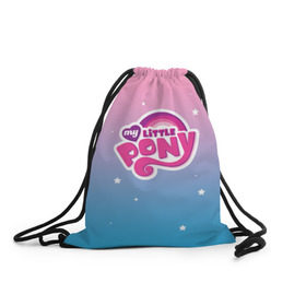Рюкзак-мешок 3D с принтом My Little Pony , 100% полиэстер | плотность ткани — 200 г/м2, размер — 35 х 45 см; лямки — толстые шнурки, застежка на шнуровке, без карманов и подкладки | Тематика изображения на принте: dash | rainbow