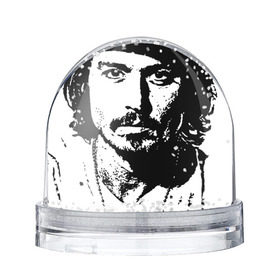 Снежный шар с принтом джони депп , Пластик | Изображение внутри шара печатается на глянцевой фотобумаге с двух сторон | депп | джони | джонни