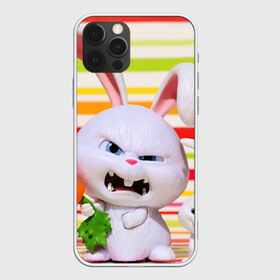 Чехол для iPhone 12 Pro Max с принтом Злой кролик , Силикон |  | животные | злой | игрушка | кролик | мультфильм | тайная жизнь домашних животных