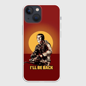 Чехол для iPhone 13 mini с принтом Сталин: Ill Be Back ,  |  | история | о.м.с.к. | революция | ссср | сталин | супергерои