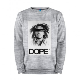 Мужской свитшот хлопок с принтом Bob Marley Dope , 100% хлопок |  | bobmarley | dope | fashion | swag | trend