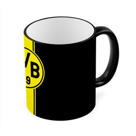 Кружка 3D с принтом BVB , керамика | ёмкость 330 мл | Тематика изображения на принте: borussia dortmund | боруссия дортмунд | бундеслига | германия | футбол | футболист