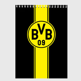 Скетчбук с принтом BVB , 100% бумага
 | 48 листов, плотность листов — 100 г/м2, плотность картонной обложки — 250 г/м2. Листы скреплены сверху удобной пружинной спиралью | borussia dortmund | боруссия дортмунд | бундеслига | германия | футбол | футболист