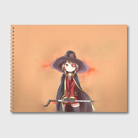 Альбом для рисования с принтом Мегумин Такахаси , 100% бумага
 | матовая бумага, плотность 200 мг. | аниме | день | замечательный
