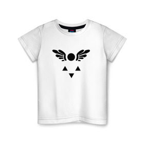 Детская футболка хлопок с принтом Руна Дельта , 100% хлопок | круглый вырез горловины, полуприлегающий силуэт, длина до линии бедер | Тематика изображения на принте: undertale | руна дельта