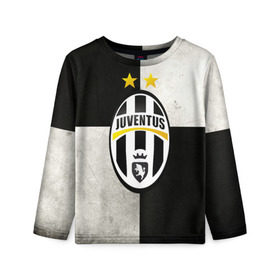 Детский лонгслив 3D с принтом Juventus FC , 100% полиэстер | длинные рукава, круглый вырез горловины, полуприлегающий силуэт
 | juve | италия | клуб | фк | футбол | футбольный | ювентус