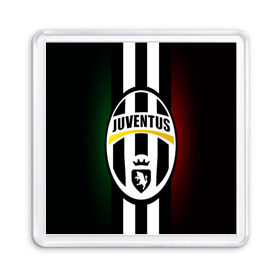 Магнит 55*55 с принтом Juventus FC , Пластик | Размер: 65*65 мм; Размер печати: 55*55 мм | juve | италия | клуб | фк | футбол | футбольный | ювентус