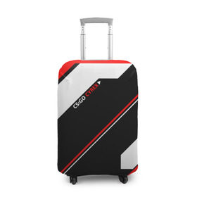 Чехол для чемодана 3D с принтом cs:go - Cyrex style (Сайрекс) , 86% полиэфир, 14% спандекс | двустороннее нанесение принта, прорези для ручек и колес | cs | csgo | cyrex | го | кс | сайрекс