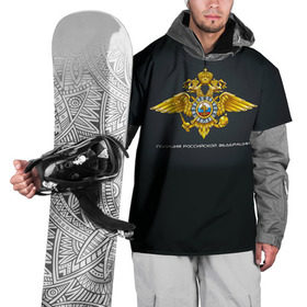 Накидка на куртку 3D с принтом Полиция Российской Федерации , 100% полиэстер |  | Тематика изображения на принте: милиция