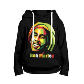 Детская толстовка 3D с принтом Bob Marley , 100% полиэстер | двухслойный капюшон со шнурком для регулировки, мягкие манжеты на рукавах и по низу толстовки, спереди карман-кенгуру с мягким внутренним слоем | боб марли | регги