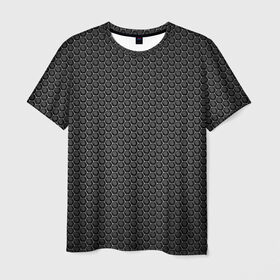 Мужская футболка 3D с принтом Black Iron , 100% полиэфир | прямой крой, круглый вырез горловины, длина до линии бедер | Тематика изображения на принте: black | iron | luxury | premium | vip | железный | премиум | соты | черный | эксклюзив