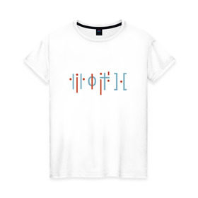 Женская футболка хлопок с принтом Twenty One Pilots , 100% хлопок | прямой крой, круглый вырез горловины, длина до линии бедер, слегка спущенное плечо | 