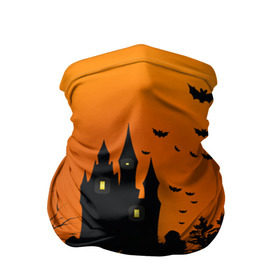 Бандана-труба 3D с принтом Halloween , 100% полиэстер, ткань с особыми свойствами — Activecool | плотность 150‒180 г/м2; хорошо тянется, но сохраняет форму | cat | dark | halloween | вамп | вампир | ведьма | готика | кот | кошка | магия | ночь | тыква | хэллоуин
