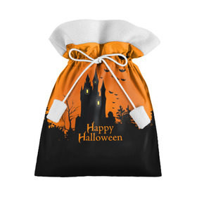 Подарочный 3D мешок с принтом Halloween , 100% полиэстер | Размер: 29*39 см | Тематика изображения на принте: cat | dark | halloween | вамп | вампир | ведьма | готика | кот | кошка | магия | ночь | тыква | хэллоуин