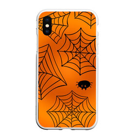 Чехол для iPhone XS Max матовый с принтом Halloween , Силикон | Область печати: задняя сторона чехла, без боковых панелей | Тематика изображения на принте: cat | dark | halloween | вамп | вампир | ведьма | готика | кот | кошка | магия | ночь | тыква | хэллоуин