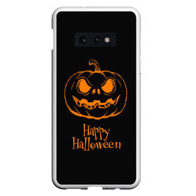 Чехол для Samsung S10E с принтом Halloween , Силикон | Область печати: задняя сторона чехла, без боковых панелей | cat | dark | halloween | вамп | вампир | ведьма | готика | кот | кошка | магия | ночь | тыква | хэллоуин