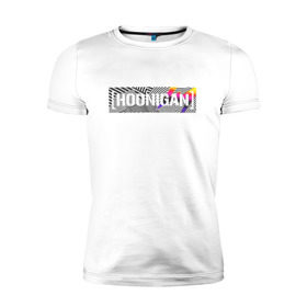 Мужская футболка премиум с принтом HOONIGAN , 92% хлопок, 8% лайкра | приталенный силуэт, круглый вырез ворота, длина до линии бедра, короткий рукав | hoonigan