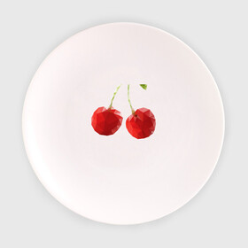 Тарелка с принтом Вишенки , фарфор | диаметр - 210 мм
диаметр для нанесения принта - 120 мм | Тематика изображения на принте: вишня | отдых | отпуск | тропик | фрукты | ягоды