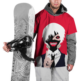 Накидка на куртку 3D с принтом Tokyo Ghoul , 100% полиэстер |  | Тематика изображения на принте: anime | tokyo ghoul | аниме | гуль | токийский гуль