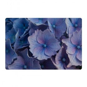 Магнитный плакат 3Х2 с принтом Синие цветочки , Полимерный материал с магнитным слоем | 6 деталей размером 9*9 см | Тематика изображения на принте: синий | сиреневый | цветок | цветы