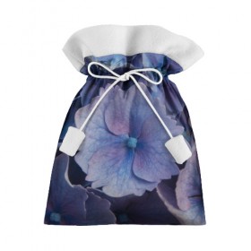 Подарочный 3D мешок с принтом Синие цветочки , 100% полиэстер | Размер: 29*39 см | Тематика изображения на принте: синий | сиреневый | цветок | цветы