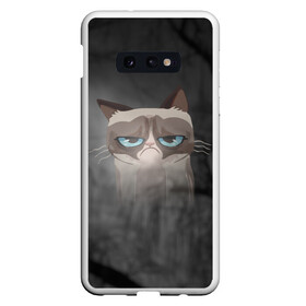Чехол для Samsung S10E с принтом Grumpy Cat , Силикон | Область печати: задняя сторона чехла, без боковых панелей | кот | мем | угрюмый