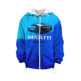 Детская куртка 3D с принтом Bugatti hypercar , 100% полиэстер | застежка — молния, подол и капюшон оформлены резинкой с фиксаторами, по бокам — два кармана без застежек, один потайной карман на груди, плотность верхнего слоя — 90 г/м2; плотность флисового подклада — 260 г/м2 | Тематика изображения на принте: bugatti | chiron | hypercar | бугатти | гиперкар | суперкар | широн