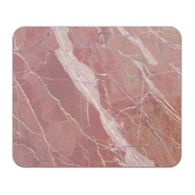 Коврик прямоугольный с принтом Розовый мрамор , натуральный каучук | размер 230 х 185 мм; запечатка лицевой стороны | камень | мрамор | мраморный | розовый