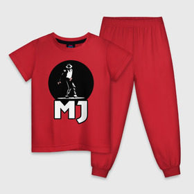 Детская пижама хлопок с принтом Майкл Джексон , 100% хлопок |  брюки и футболка прямого кроя, без карманов, на брюках мягкая резинка на поясе и по низу штанин
 | michael jackson | mj | король | майкл джексон | поп музыка