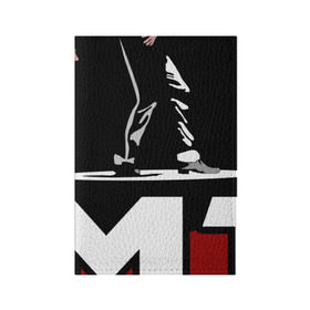Обложка для паспорта матовая кожа с принтом Майкл Джексон , натуральная матовая кожа | размер 19,3 х 13,7 см; прозрачные пластиковые крепления | michael jackson | mj | король | майкл джексон | поп музыка