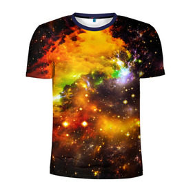 Мужская футболка 3D спортивная с принтом Восхитительный космос , 100% полиэстер с улучшенными характеристиками | приталенный силуэт, круглая горловина, широкие плечи, сужается к линии бедра | вселенная | галактика | звёзды | космическое пространство | космос | созвездие