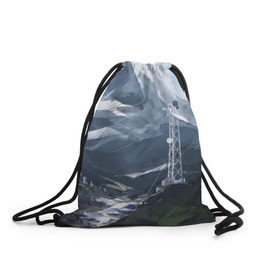 Рюкзак-мешок 3D с принтом Горы Алтая , 100% полиэстер | плотность ткани — 200 г/м2, размер — 35 х 45 см; лямки — толстые шнурки, застежка на шнуровке, без карманов и подкладки | горы | пейзаж