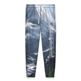 Женские брюки 3D с принтом Горы Алтая , полиэстер 100% | прямой крой, два кармана без застежек по бокам, с мягкой трикотажной резинкой на поясе и по низу штанин. В поясе для дополнительного комфорта — широкие завязки | горы | пейзаж