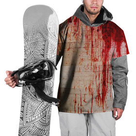 Накидка на куртку 3D с принтом Бинты 1 , 100% полиэстер |  | halloween | helloween | кровь | мумия | ужас | хеллоин | хеллоуин | хелуин