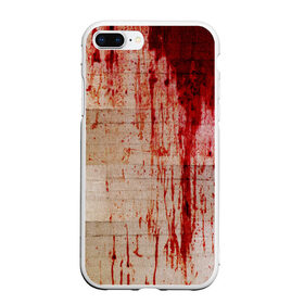 Чехол для iPhone 7Plus/8 Plus матовый с принтом Бинты , Силикон | Область печати: задняя сторона чехла, без боковых панелей | halloween | helloween | кровь | мумия | ужас | хеллоин | хеллоуин | хелуин