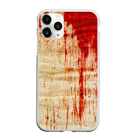 Чехол для iPhone 11 Pro матовый с принтом Бинты 2 , Силикон |  | halloween | helloween | кровь | ужас | хеллоин | хеллоуин | хелуин