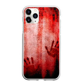 Чехол для iPhone 11 Pro матовый с принтом Отпечатки 2 , Силикон |  | halloween | helloween | кровь | ужас | хеллоин | хеллоуин | хелуин
