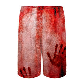 Детские спортивные шорты 3D с принтом Отпечатки 2 ,  100% полиэстер
 | пояс оформлен широкой мягкой резинкой, ткань тянется
 | halloween | helloween | кровь | ужас | хеллоин | хеллоуин | хелуин
