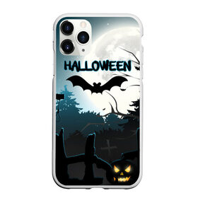 Чехол для iPhone 11 Pro Max матовый с принтом Летучая мышь , Силикон |  | halloween | виселица | летучая мышь | праздник | привидение | тыква | хэллоуин