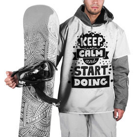 Накидка на куртку 3D с принтом Мотивация , 100% полиэстер |  | hipster | keep calm | nature | space | swag | космос | природа | свэг | текстура | хипстер