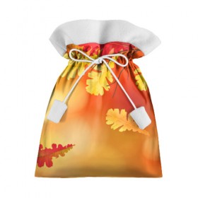 Подарочный 3D мешок с принтом Осень , 100% полиэстер | Размер: 29*39 см | Тематика изображения на принте: ветви | ветка | дерево | дуб | листок | листья | природа