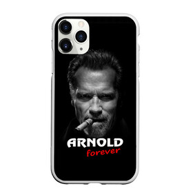 Чехол для iPhone 11 Pro Max матовый с принтом Arnold forever , Силикон |  | актёр | арнольд шварценеггер | боевик | звезда | киногерой | супергерой | терминатор